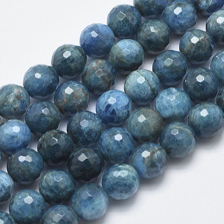 Natural Apatite Beads Strands G-F547-37-10mm-1