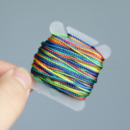 ナイロン縫糸  15プライ  カラフル  0.7~1ミリメートル、約10 M /バンドル NWIR-L007-A02-1
