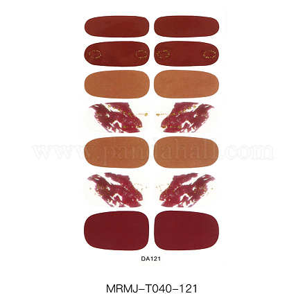 Nagelkunstaufkleber der vollen Abdeckung MRMJ-T040-121-1