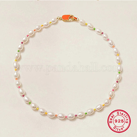 Natural Pearl Beaded Necklaces for Women BT0155-1-1