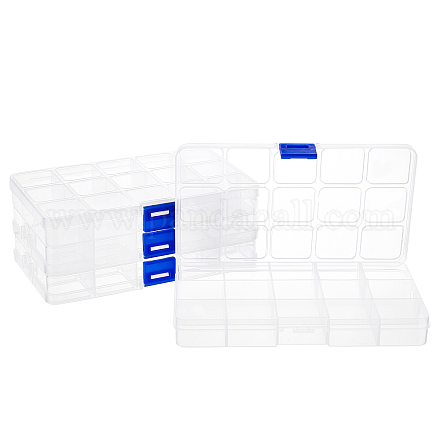 SUPERFINDINGS Plastic Bead Storage Container CON-FH0001-41-1