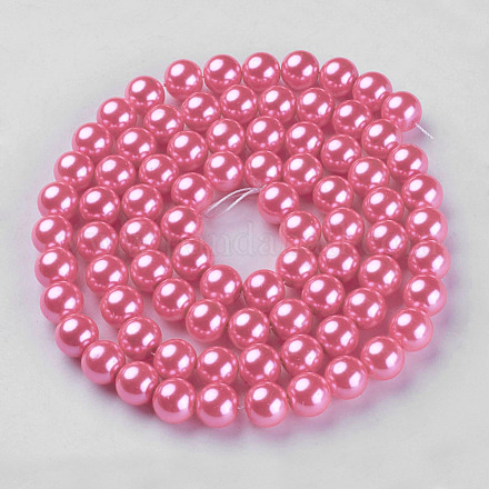 Glass Pearl Beads Strands HY-10D-B54-1