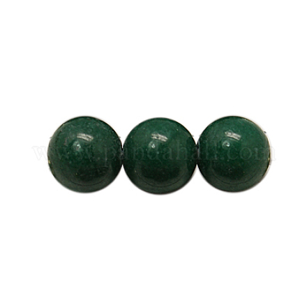 Chapelets de perles en jade Mashan naturel G-H1626-10MM-13-1