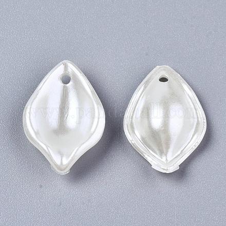 Colgantes de perlas de imitación de plástico abs OACR-S020-11-1