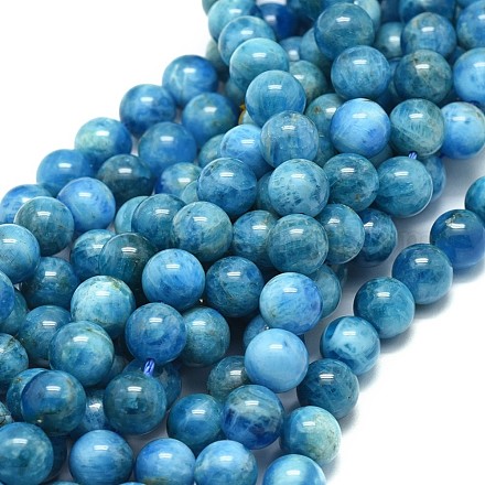 Chapelets de perles en apatite naturelle G-F674-04-8mm-1