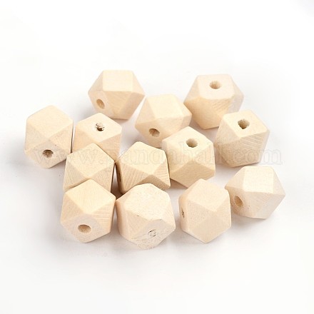 Unfinished Wood Beads WOOD-S650-82-25mm-LF-1