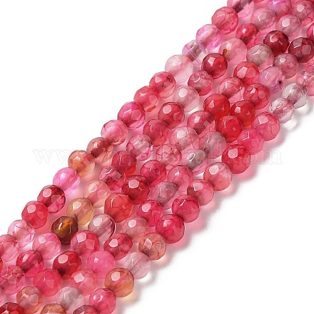 Chapelets de perles d'agate naturelle G-Q1000-02E-1