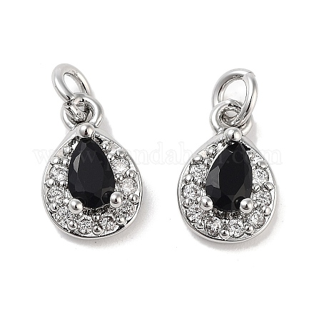 Латунные микро проложить кубического циркония подвески KK-B102-01P-02-1