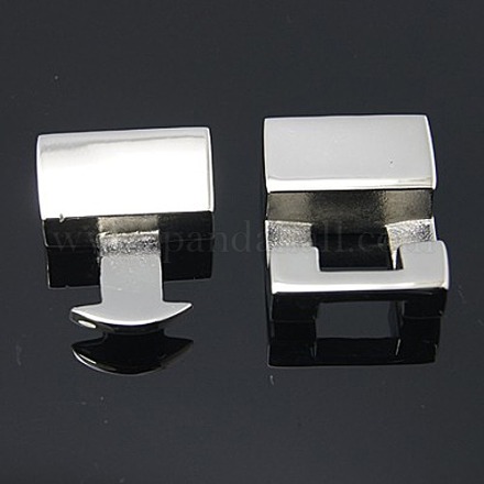 Fermagli di bloccaggio a scatto in acciaio inox per la produzione di gioielli X-STAS-Q162-1