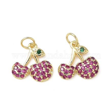 Латунные микро проложить кубического циркония подвески KK-L243-02G-02-1