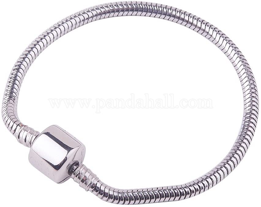 Shop PandaHall Elite 304 Stainless Steel Charm Bracelet for European