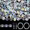 4Strands Electroplate Transparent Glass Beads Strands, Rondelle, Faceted, Clear AB, 7.5~8x4.5~5.5mm, Hole: 1.2~1.4mm, about 34~37pcs/strand, 7.09~7.28 inch(18~18.5cm)