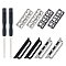 316 Stainless Steel Strap Connector, with Alloy Micro Pave Clear Cubic Zirconia Multi-Strand Links & Alloy Steel Screwdriver, Mixed Color