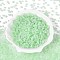 Baking Paint Glass Seed Beads, Rondelle, Pale Green, 4~5x2mm, Hole: 1mm, about 25000 pcs/1000g