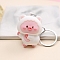 PVC Cartoon Keychain, Animals, Pig, Pendant: 43x32mm