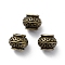 Tibetan Style Alloy Beads, Rondelle, Cadmium Free & Lead Free, Antique Bronze, 8.5x6.5mm, Hole: 3.5mm