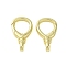 Brass Spring Gate Rings, Golden, 20x11.5x5mm, Hole: 3.5x2.5mm