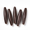 Opaque Acrylic Beads, Bicone, Coconut Brown, 28x6mm, Hole: 1.5mm, about 793pcs/500g