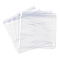 PVC Anti Oxidation Zip Lock Bags, Transparent Antitarnish Jewelry Packing Storage Pouch, Square, Clear, 13x13x0.03cm, Unilateral thickness: 4.9 Mil(0.125mm)
