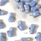 Handmade Porcelain Beads, Animals, Light Steel Blue, Monkey, 18x13mm, Hole: 1.6~2mm