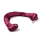 Laser PU Leather Cord, for DIY Jewelry Making, Deep Pink, 2mm, about 98~100m/Bundle