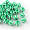 Strip Opaque Acrylic Beads, Round, Spring Green, 16x15mm, Hole: 3mm, about 220pcs/500g