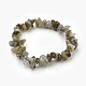 Natural Labradorite Beads Stretch Bracelets BJEW-JB03860-08-1