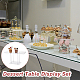 3 Sizes Rectangle Acrylic Cake Display Stands ODIS-WH0329-59-6