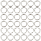 SUNNYCLUE 1 Box 2000pcs Open Jump Rings 304 Stainless Steel Jump Rings Split O Rings Link Rings Metal Jumping Rings Keychain Rings for Jewelry Making Accessories DIY Earrings Bracelet Necklace Craft STAS-SC0006-10B-1