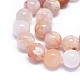 Chapelets de perles en agate naturelle de fleurs de cerisier G-I249-B01-02-3