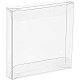 透明PVCボックスキャンディートリートギフトボックス  結婚披露宴のベビーシャワーの荷箱のため  正方形  透明  6x6x1cm  50個/セット CON-BC0006-66-1