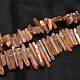 Natural Electroplate Quartz Crystal Nuggets Graduated Beads Strands G-F214-18B-1