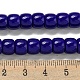 Непрозрачное стекло бисер нитей GLAA-NH0002-B01-3