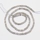 Labradorita natural hebras de perlas reronda X-G-I156-01-3mm-2