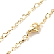 Brass Figaro Chains Necklace for Women NJEW-P265-02B-G-1