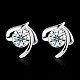 Exquisite 925 Sterling Silver Cubic Zirconia Stud Earrings EJEW-BB20086-8