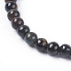 Natürlichen Tigerauge Perlen Stretch-Armbänder BJEW-E368-01-2