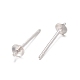 925 Sterling Silver Stud Earring Findings STER-A003-28-2
