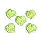 Verdes colgantes de hoja de acrílico transparente para la joya del collar fornido X-DBLA410-9-8