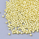真珠光沢のあるシリンダーシードビーズ  均一サイズ  淡黄色  1.5~2x1~2mm  穴：0.8mm  約4000個/袋  約50 G /袋 SEED-Q036-02A-E13-3