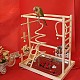 AHANDMAKER Bird Step Wood Ladder AJEW-GA0001-72-7