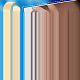 Unicraftale 2 色 6 1/2 DIY カフリング作成キットには、ループ付きステンレス鋼ブランクカフリング 6 個、コーンチャーム 6 個、カフリング作成用丸カン 20 個が含まれます。 STAS-UN0039-59-6