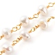 Collares de abalorios de perlas naturales NJEW-JN03435-01-2