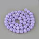 Chapelets de perles en quartz craquelé synthétique X-GLAA-S134-6mm-15-2
