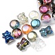 90Pcs 12 Style Electroplate Glass Beads Strands EGLA-YW0001-54-2