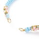 Fabrication de bracelets de perles tressés en fil de polyester et de nylon AJEW-JB00945-06-2