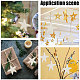 GORGECRAFT 20PCS Starfish Wooden Christmas Tags Sea Animals Wood Cut Out Pendants Unfinished Wood Hanging Slices Ornaments Sets with Hole Ropes for Crafts Wedding Christmas Birthday Themed Party Arts WOOD-WH0124-26A-5