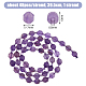 SUPERFINDINGS 1 Strand Natural Amethyst Beads Strands About 48pcs Bicone Stone Loose Beads 5~7mm Gemstone Spacer Beads for DIY Jewelry Making G-FH0002-22-2