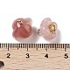 Natural Agate Flower Charms G-Z052-02A-3
