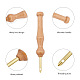 Natural Beech Wood Handle Embroidery Pens TOOL-GF0001-40-3